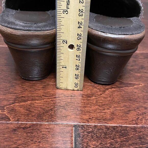 Nickels Lana Leather Slip on Mule Shoes Brown Size 6 - Picture 10 of 11
